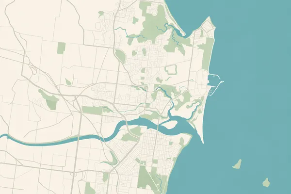 Map of Mackay service suburbs