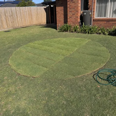 Stump ground below grade, Mackay